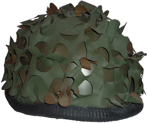 Salade maintenue par un joint de portière.