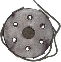 Fond de coiffe rond : face.