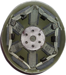 Fond de coiffe monté.