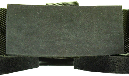 Tampon de mousse de néoprène de circonférence.