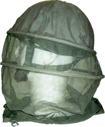 Couvre-casque moustiquaire.