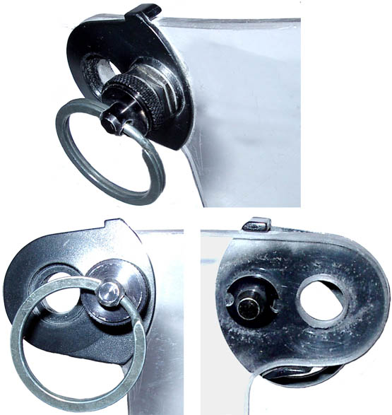 Détail du verrou de position.