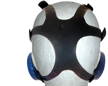 Vue d'ensemble du casque de maintien.