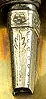 Porte-plumet avec décor supplémentaire. Porte-plumet avec décor supplémentaire.