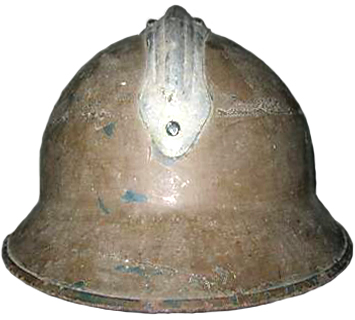 Cimier alu inspiré du Japy Mle 15, de taille trop petite. Cimier alu inspiré du Japy Mle 15, de taille trop petite.