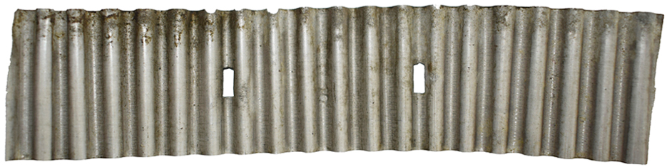 Plaquette en aluminium ondulée pour l'aération de 5 mm d'amplitude. Plaquette en aluminium ondulée pour l'aération de 5 mm d'amplitude.