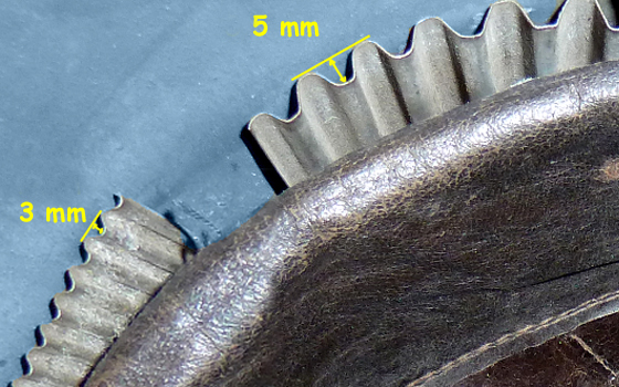 Exemple d'un Mle 23, bombe B taille 56. Exemple d'un Mle 23, bombe B taille 56.