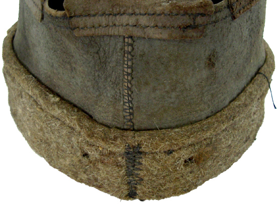 Détail des coutures.