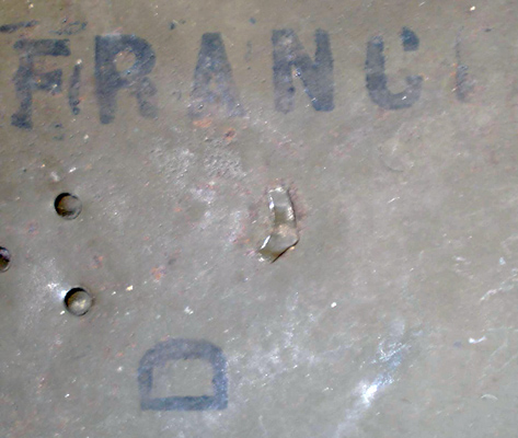 Marquage du fabricant FRANCK et taille D. Marquage du fabricant FRANCK et taille D.