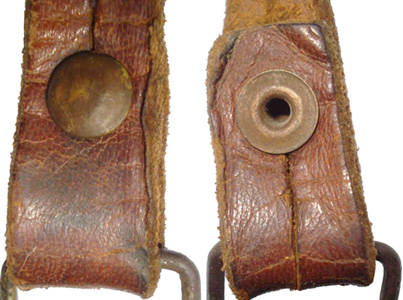 Bouton obtenu à partir d'un rivet tubulaire. Bouton obtenu à partir d'un rivet tubulaire.