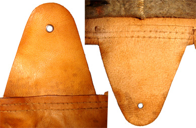 Les 2 cotés d'une dent de loup.