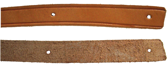 Extrémité, coté rivet.