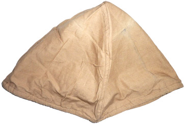 Couvre-casque Mle26, vue de face.