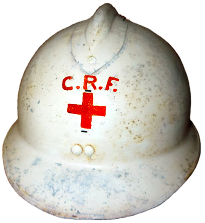Casque marqué CRF.