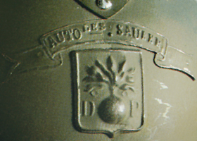 Banderole de l'usine Automobiles Saurer.