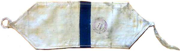 Brassard porté par les civils requis par les GVC.