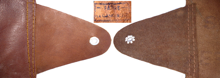 Coiffe havane post-1952, Gendarmerie ou pompier.