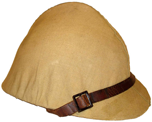 Couvre-casque avant guerre, 2 piéces, couture simple.