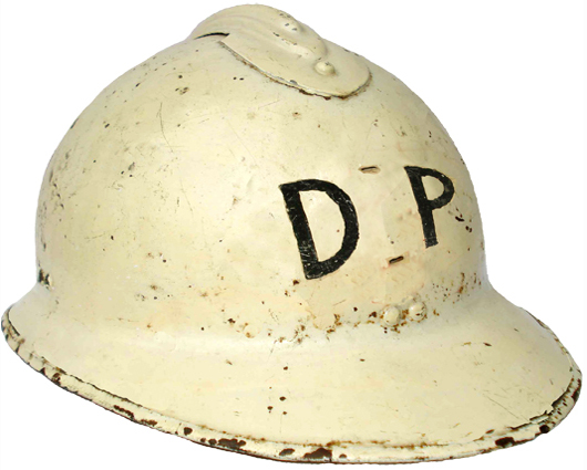 Inscription DP manuelle, 1944.