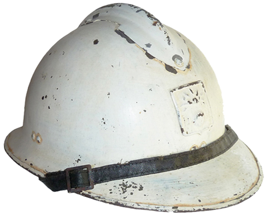 Défense passive, repeint en blanc.