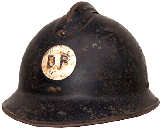 Défense passive, rondache non réglementaire.