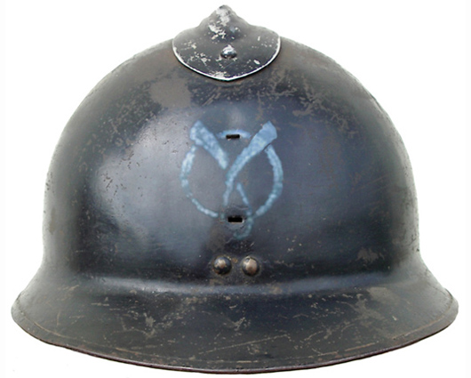 Ancien casque des GRM avec un Gamma de petite taille.