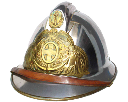 Casque mle 33 des Marins Pompiers de Marseille.