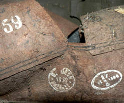 Disposition des marquages avant guerre.