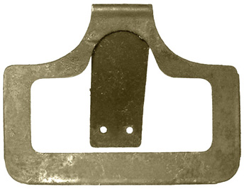 Lame ressort, vue de face.