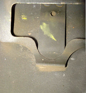 Utilisation d'une lame avant de Mle 35.