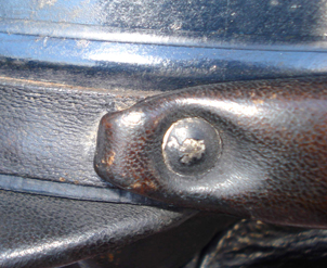 Détail de la tête de rivet. Détail de la tête de rivet.