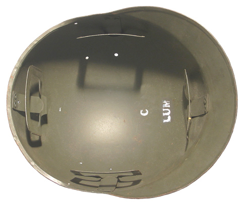 Coque Luchaire après dépose de la coiffe et du bourrelet, vue de dessous.