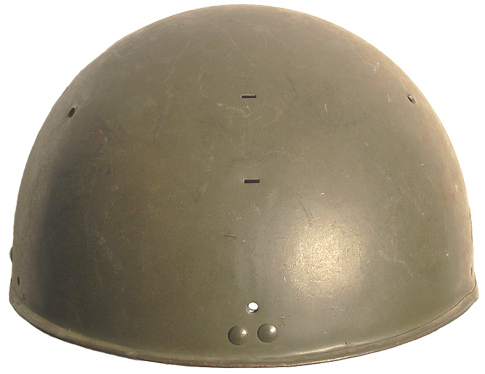 Coque Luchaire après dépose de la coiffe et du bourrelet, vue de face.