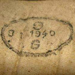 Cachet de réception, 1940.