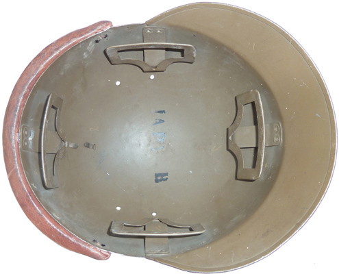 Vue de dessous, coiffe démontée.