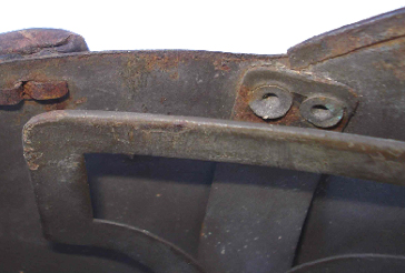 Mle 35 Japy, arrêt du jonc au niveau du décrochement.