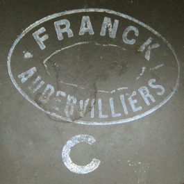 Coque FRANCK, taille C, marquage tardif.