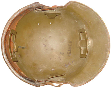 Disposition des lames ressorts à l'intérieur de la coque.