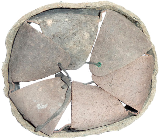 Coiffe - vue de dessous.