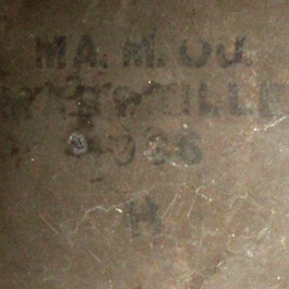 Fabrication MAMOU 1936, taille B.