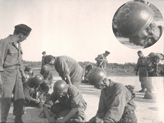 Préparation d'un saut d'entrainement. Préparation d'un saut d'entrainement.