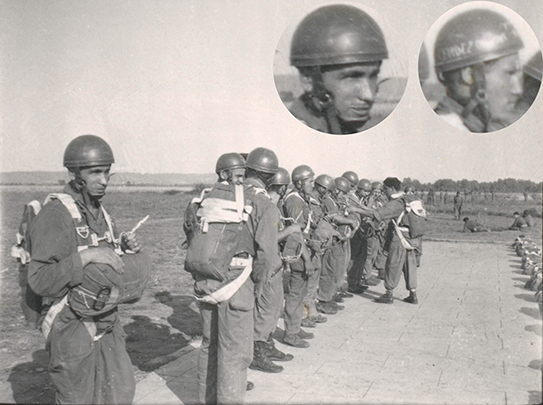 Casque d'entainement au saut Mle 45 type 1. Casque d'entainement au saut Mle 45 type 1.