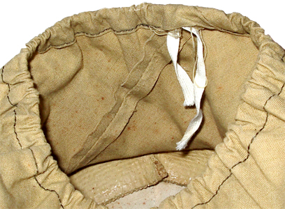 Couture vue de l'intérieur.