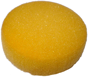 Tampon de mousse amovible.