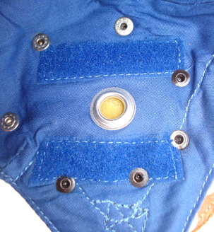 Intérieur du bavolet.