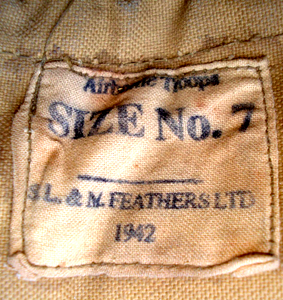 Etiquette de fabrication.