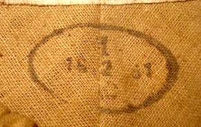 Tampon de réception 1951.