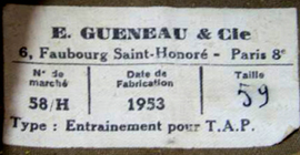 Guéneau & Cie 1953.