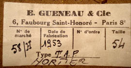 Guéneau & Cie 1953.