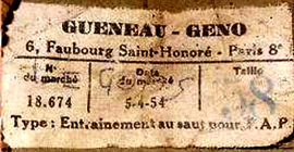 Guéneau-Geno 1954.
